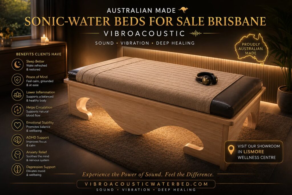 Sound healing bed VAT therapy Brisbane Australia